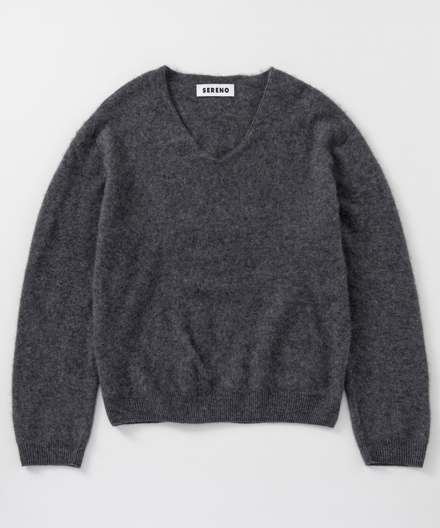 【12月上旬お届け予約商品】カシミヤブレンドVネックニット