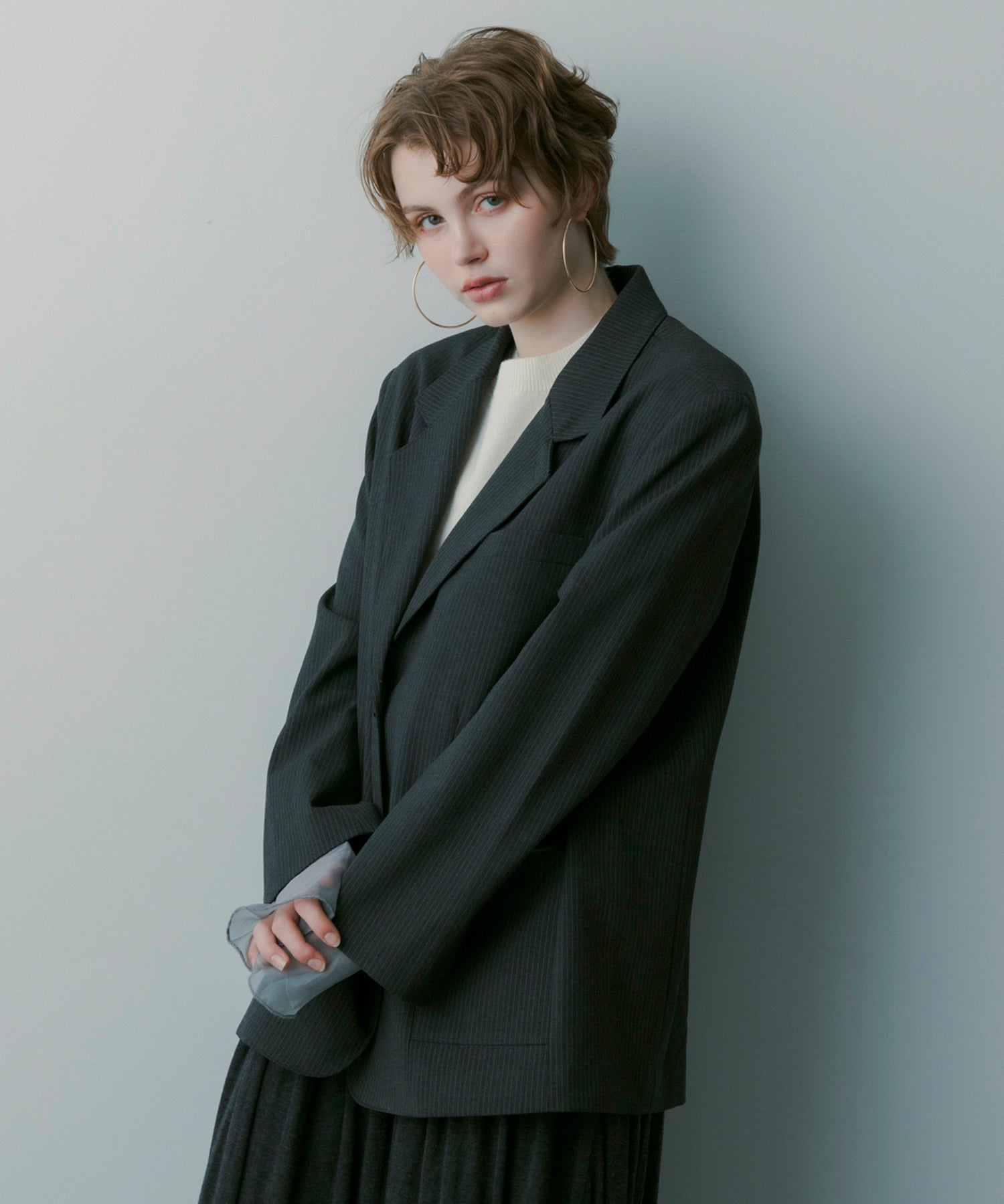 テーラードレイヤードジャケット