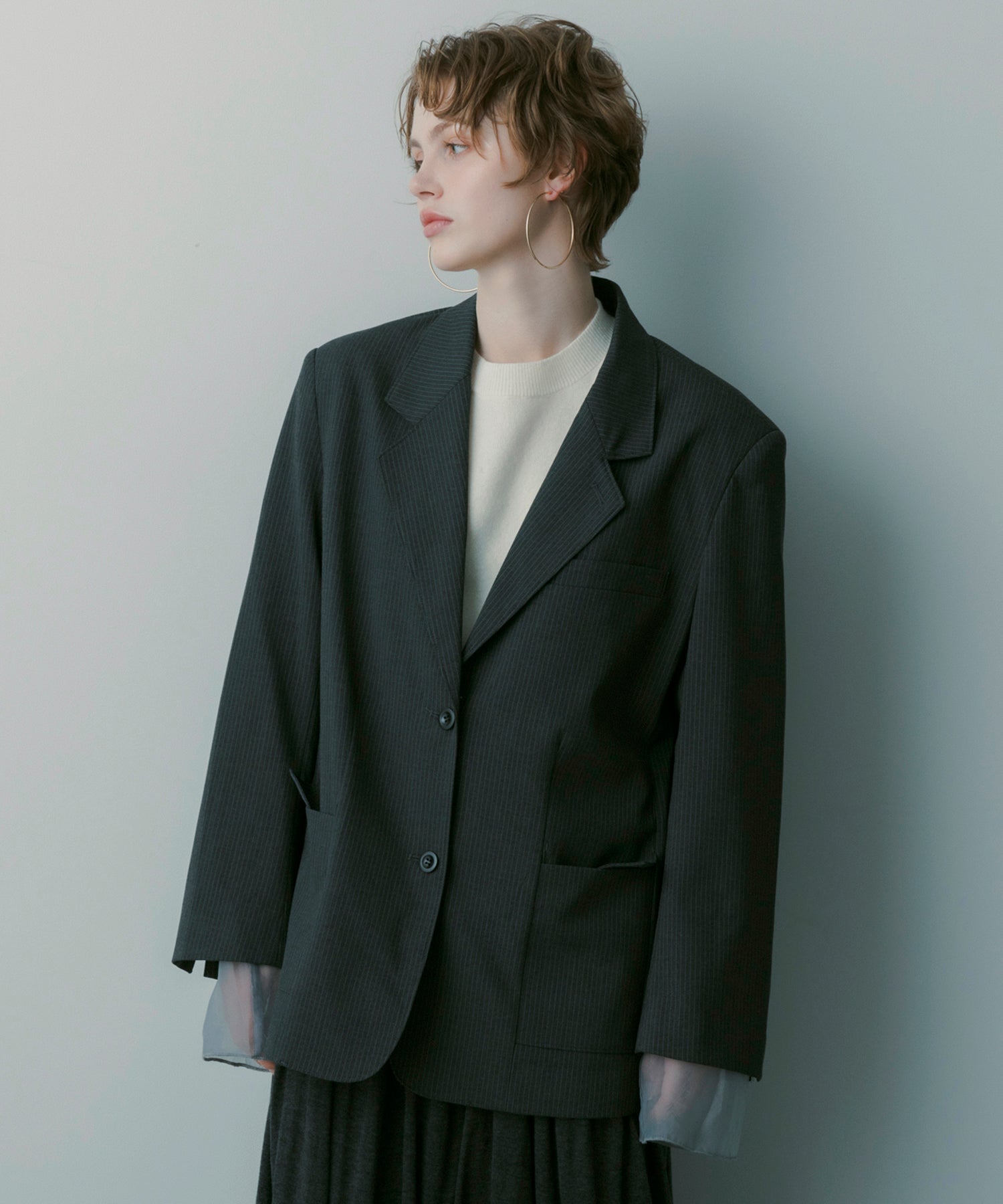 テーラードレイヤードジャケット