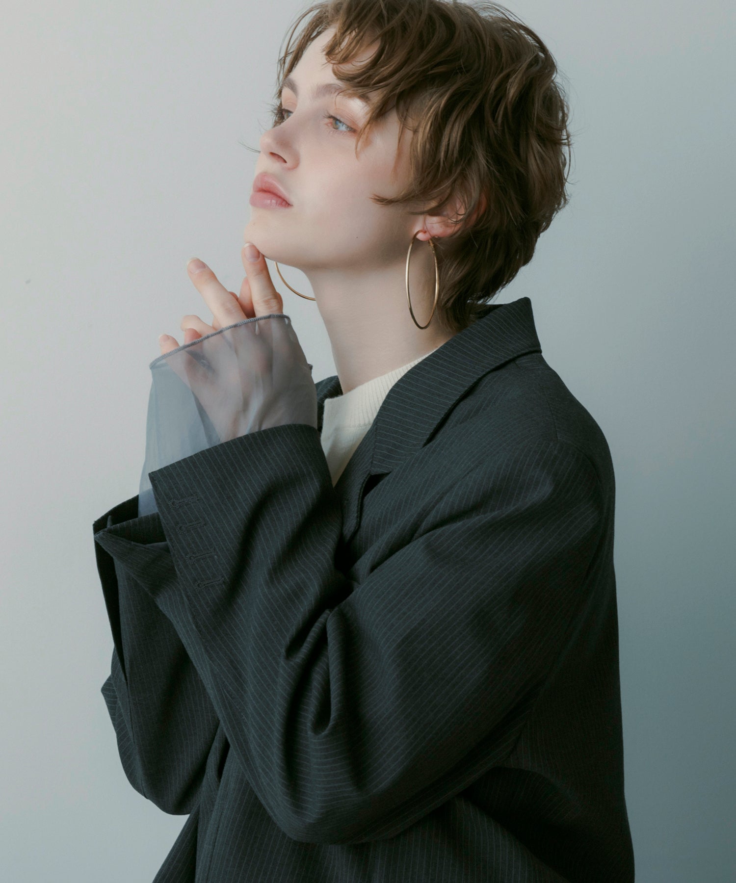 テーラードレイヤードジャケット