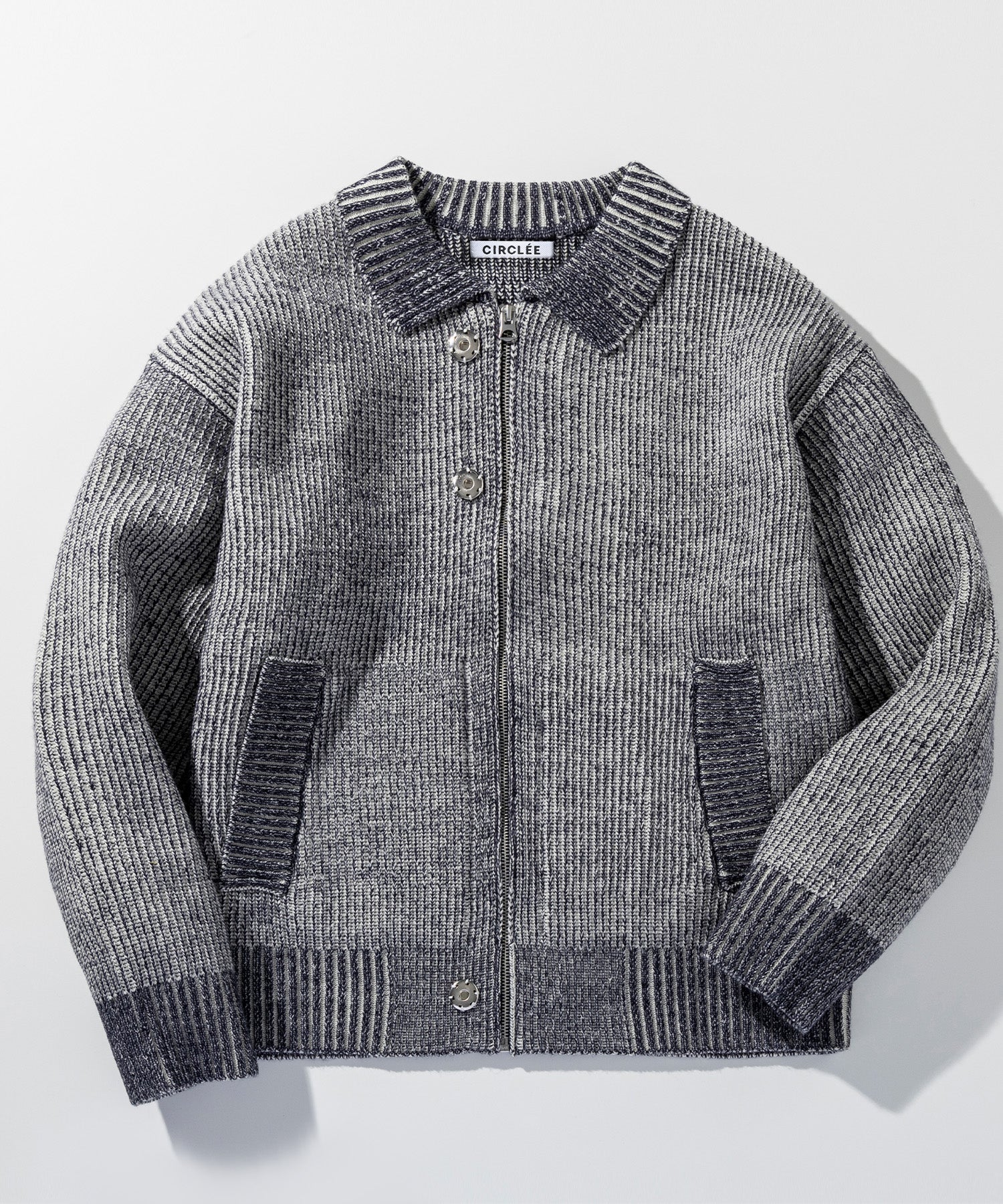 【12月上旬お届け予約商品】襟付きジップアップブルゾン