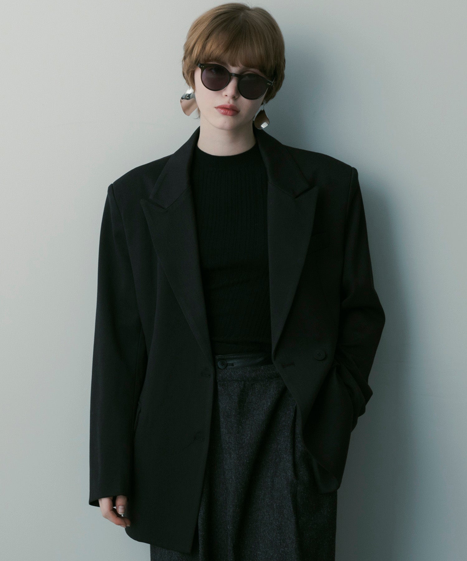 【12月上旬お届け予約商品】ウールブレンド ピークドラペルジャケット