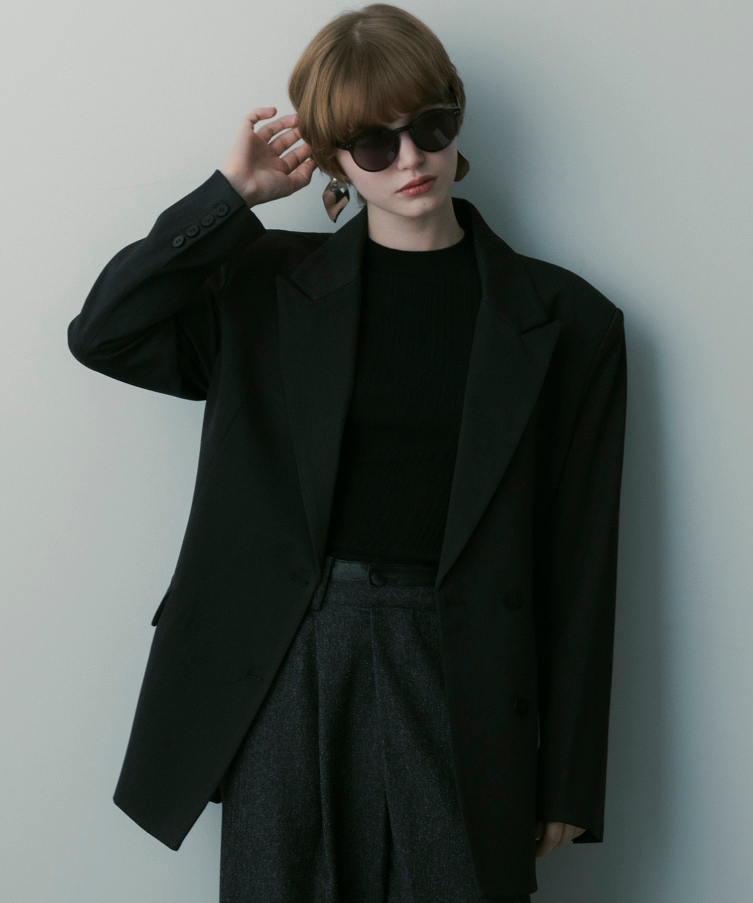 【12月上旬お届け予約商品】ウールブレンド ピークドラペルジャケット