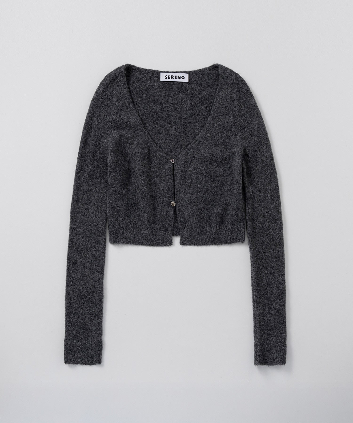 クロップドVネックカーディガン