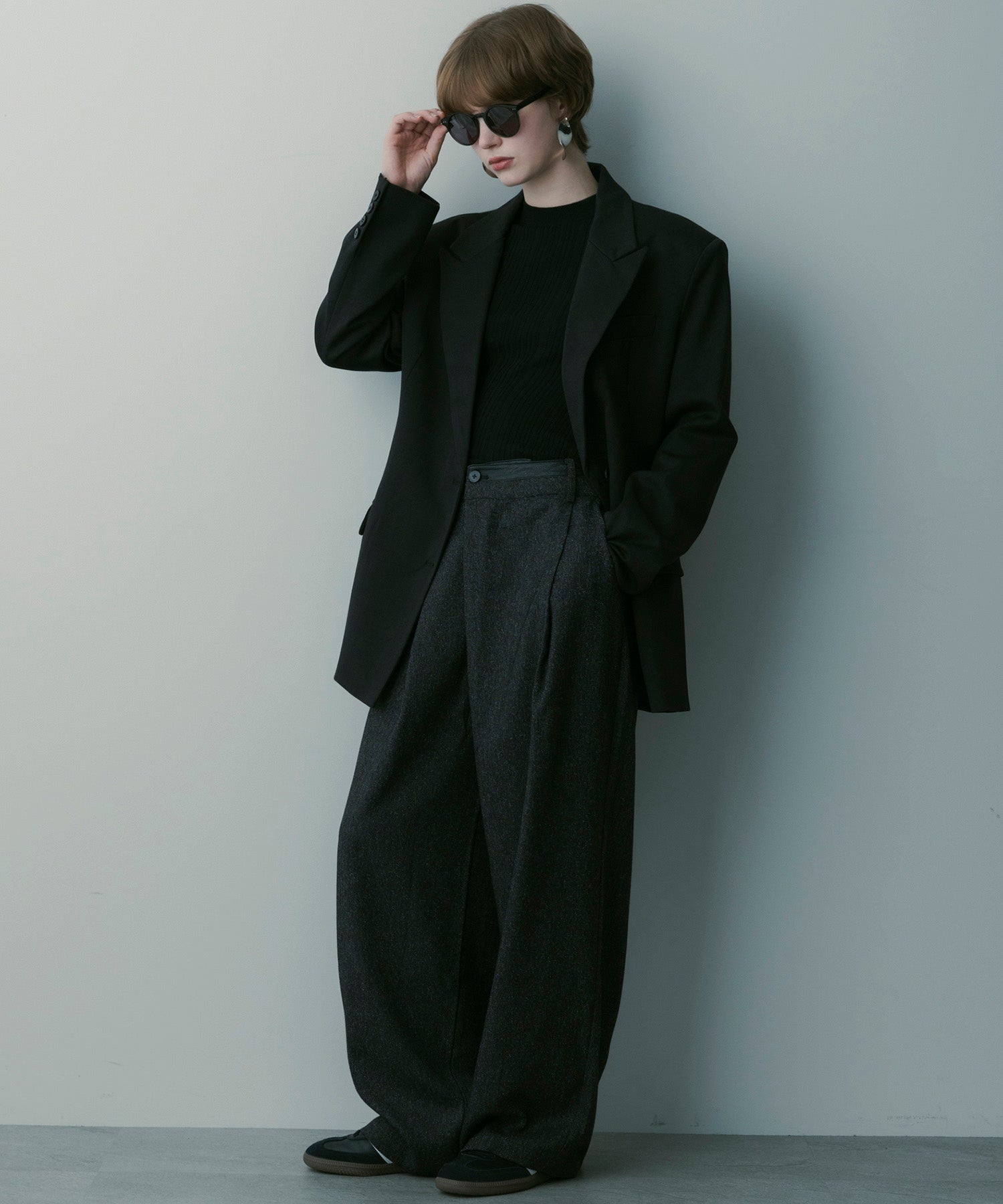 【12月上旬お届け予約商品】ウールブレンド ピークドラペルジャケット