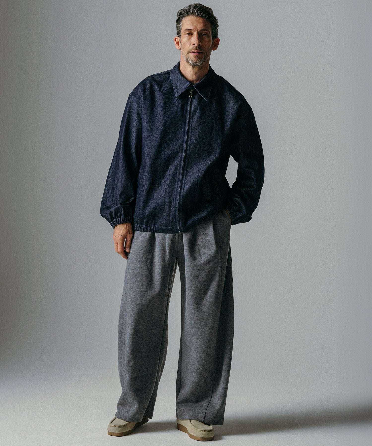 リラックスワイドパンツ