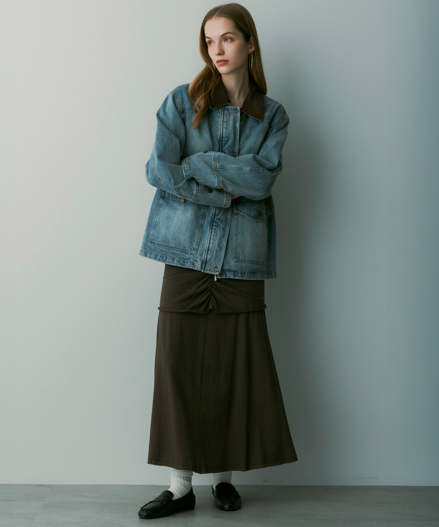 【12月上旬お届け予約商品】ヴィンテージウォッシュデニムジャケット