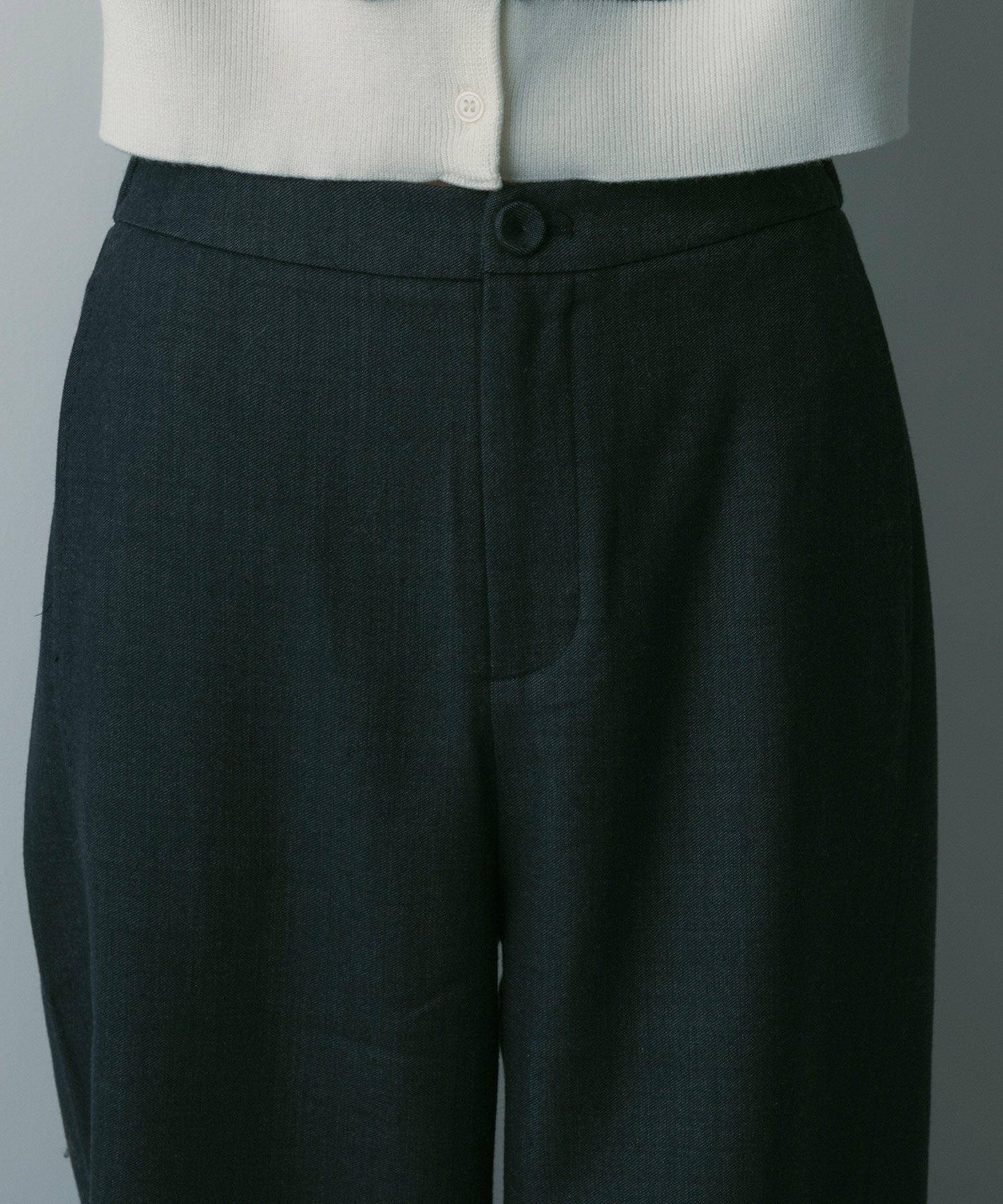 【3月中旬お届け予約商品】ウールブレンド イージーパンツ