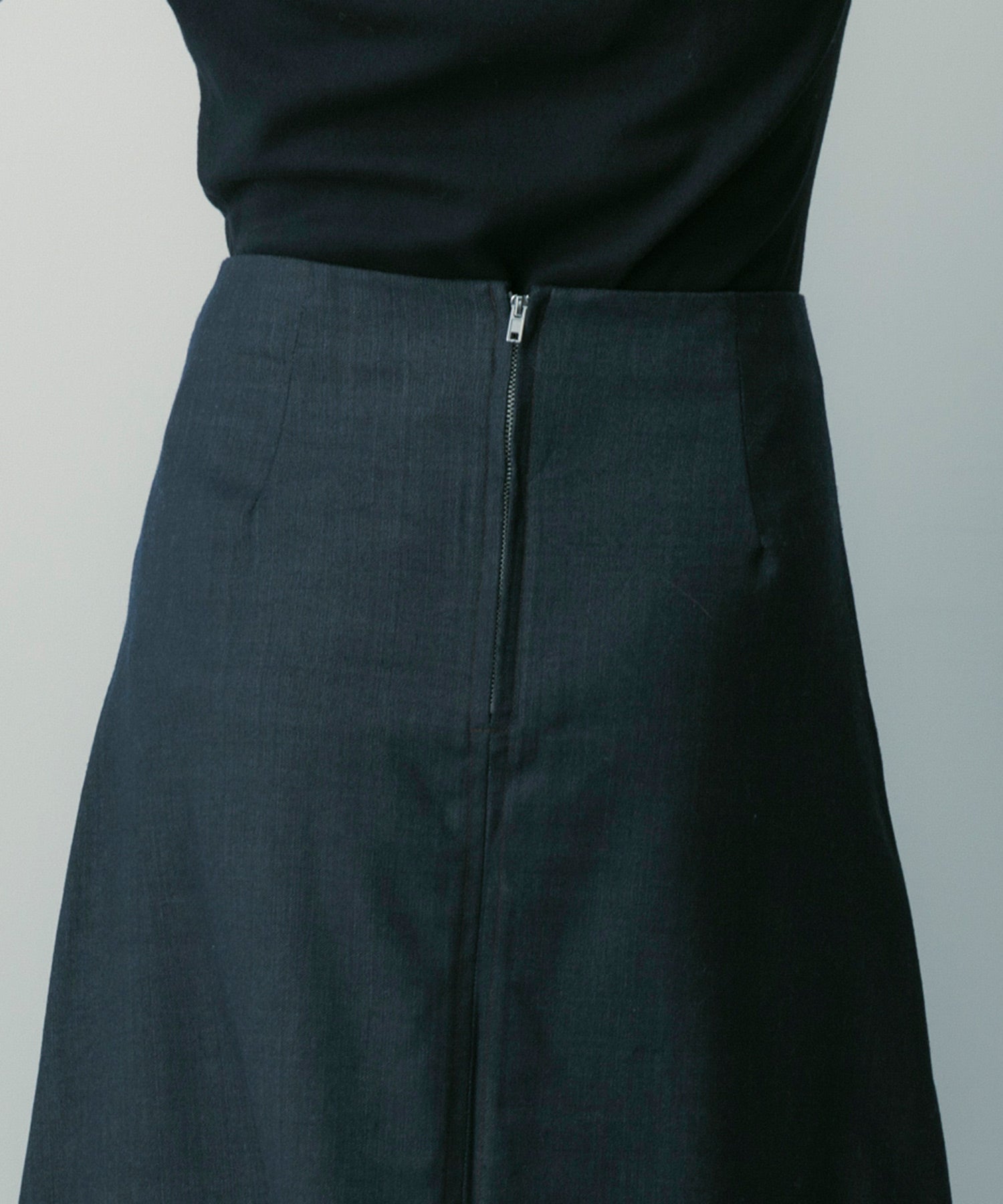 【3月中旬お届け予約商品】ウールブレンド フレアスカート