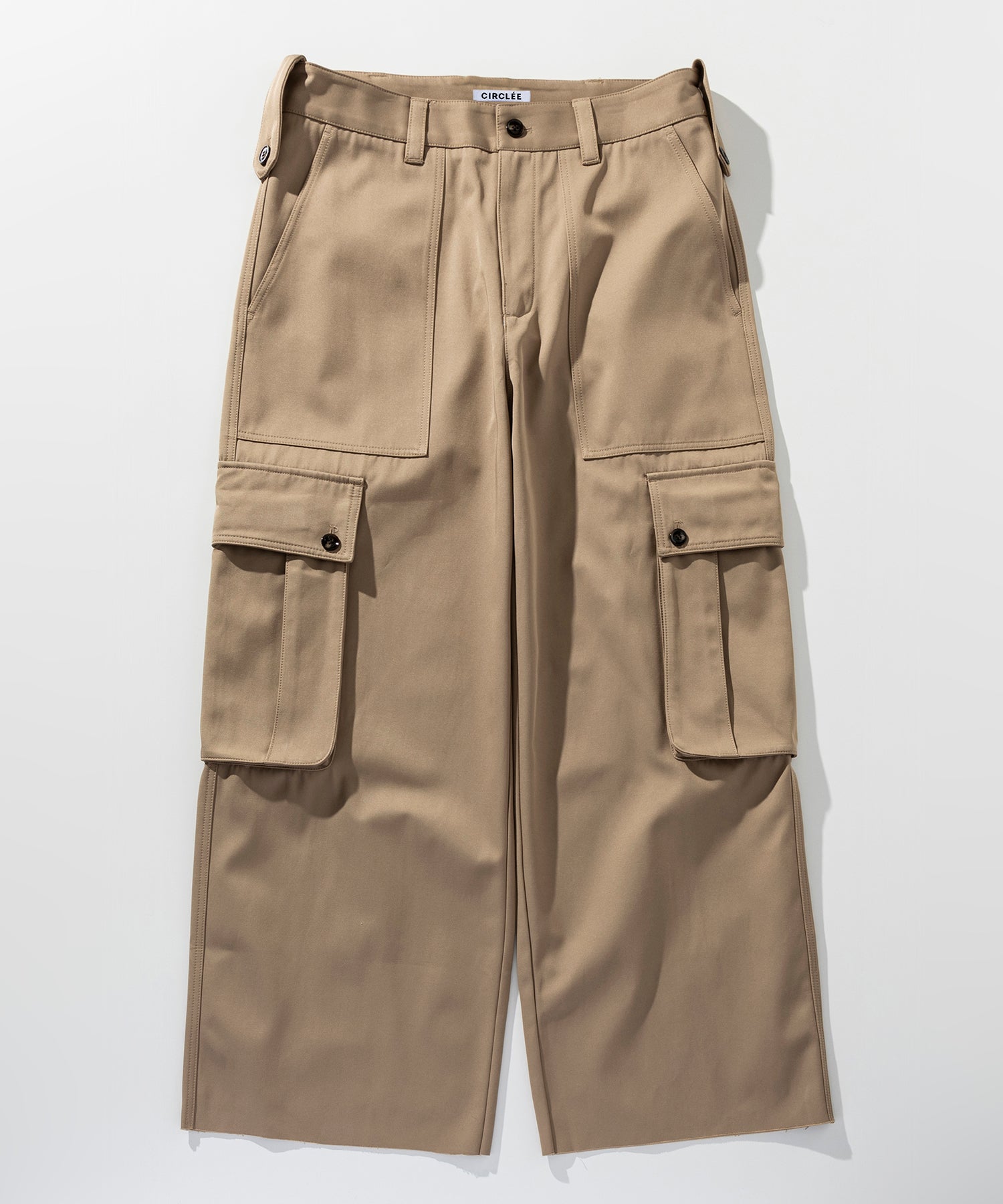 【12月上旬お届け予約商品】ハイウエスト ワイドカーゴパンツ