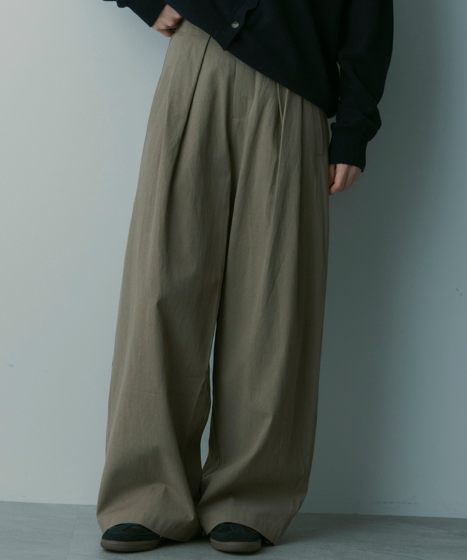 シルクブレンド イージーパンツ