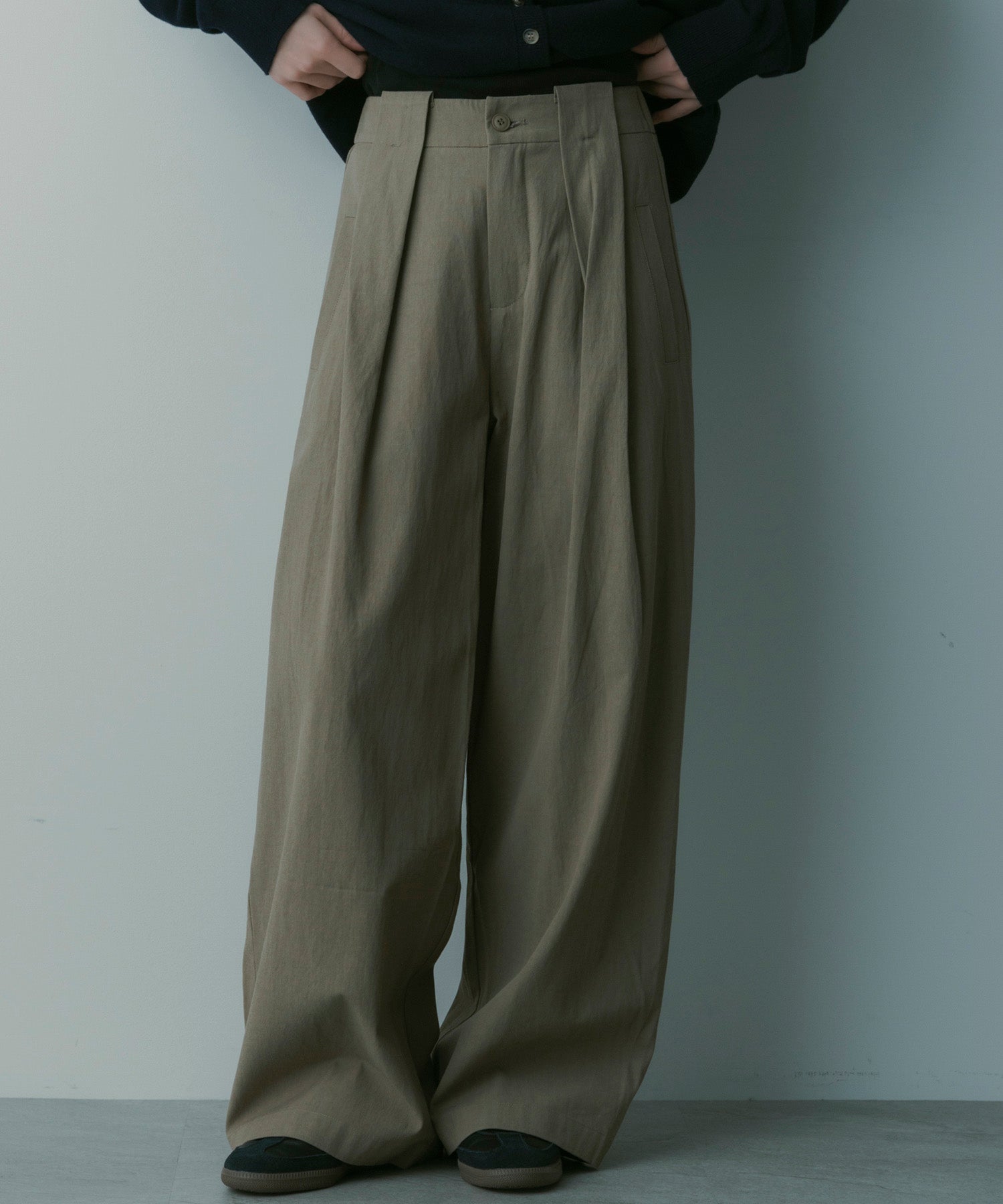 シルクブレンド イージーパンツ