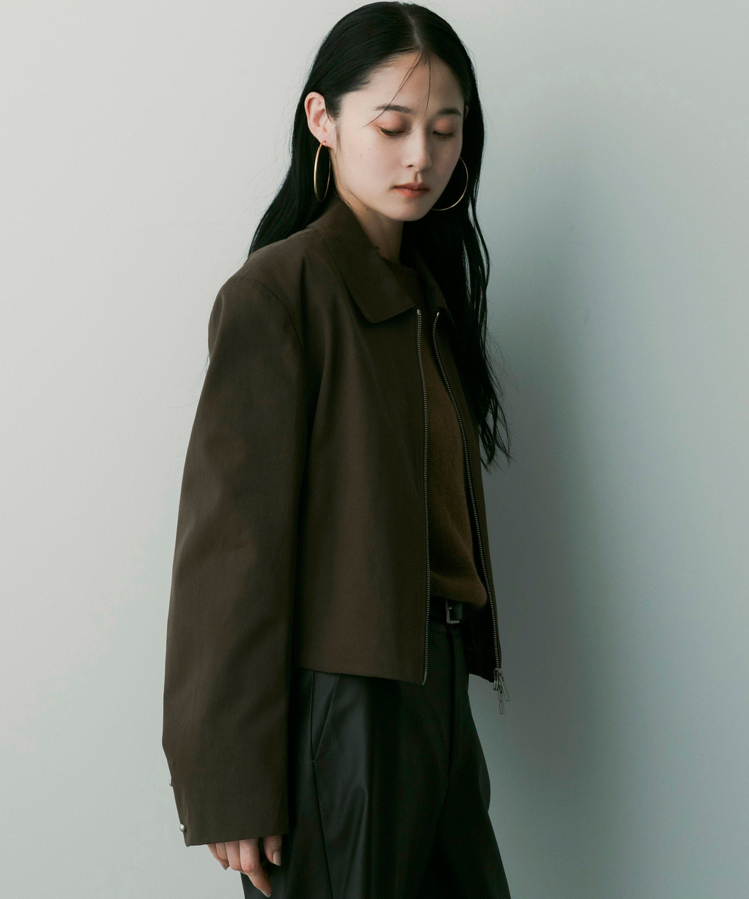 【12月上旬お届け予約商品】クロップドジップジャケット