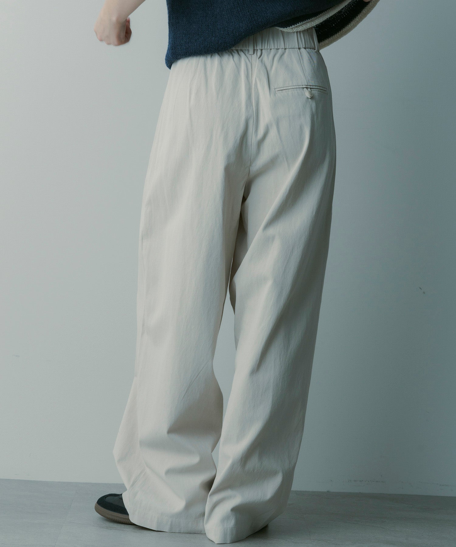 シルクブレンド イージーパンツ