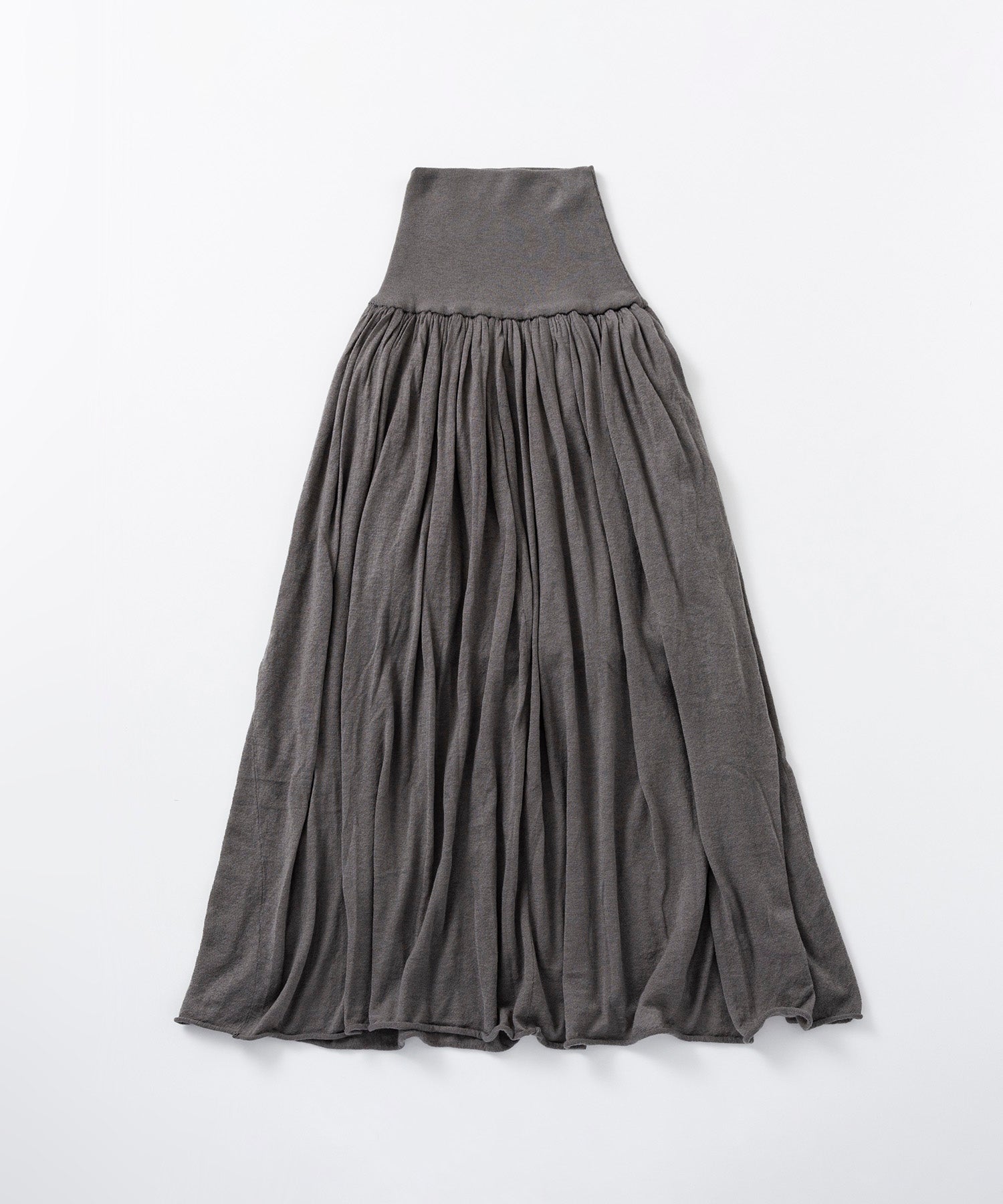 ウールブレンド ギャザースカート