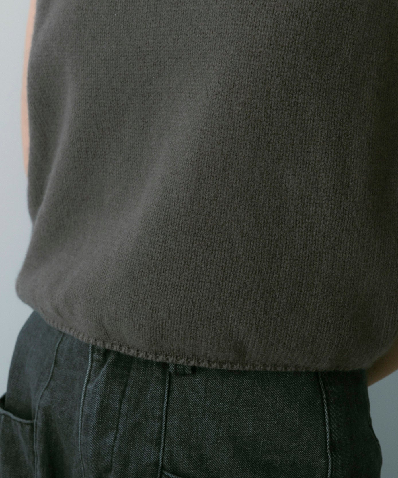 ウールニットベスト