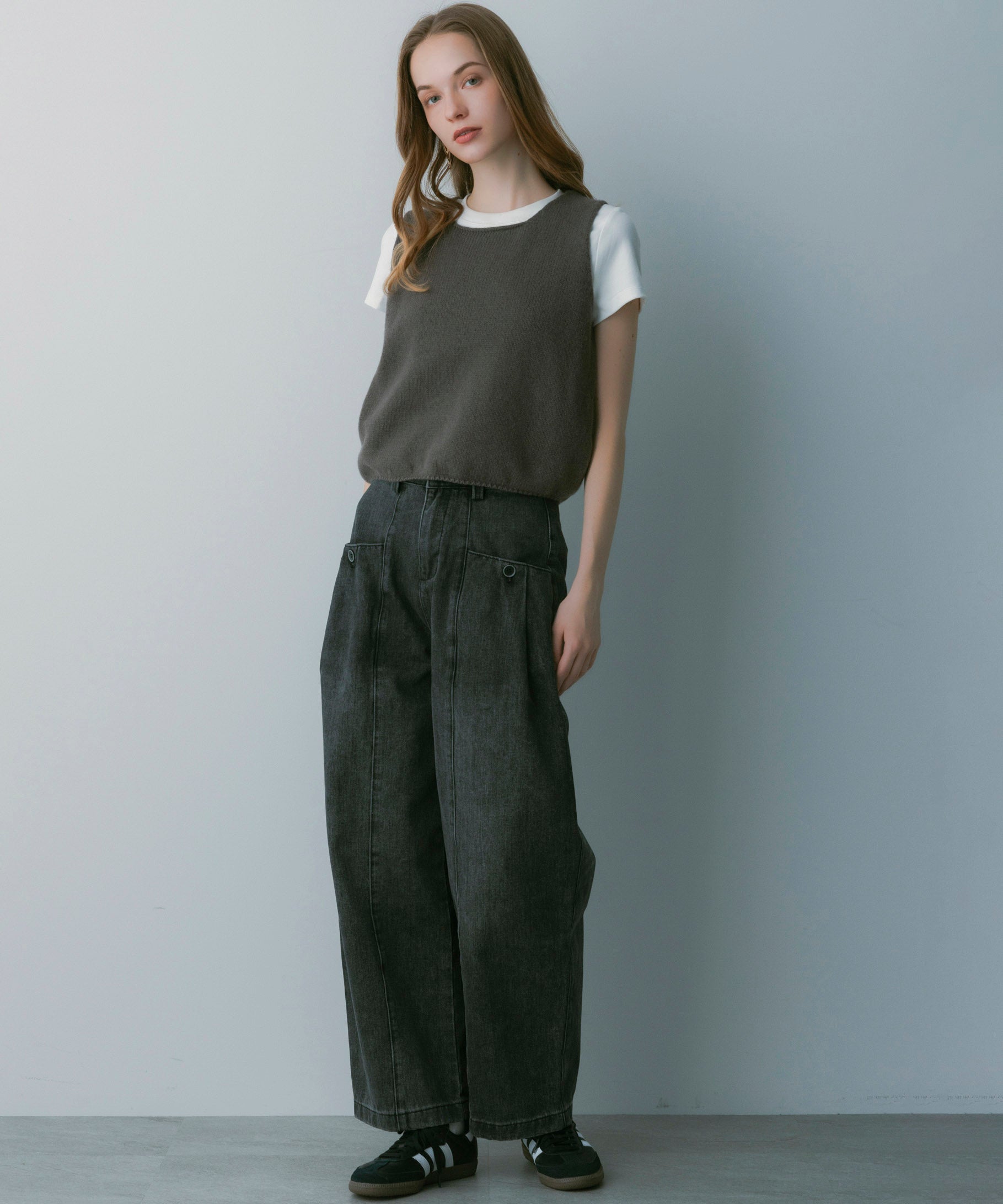 ウールニットベスト