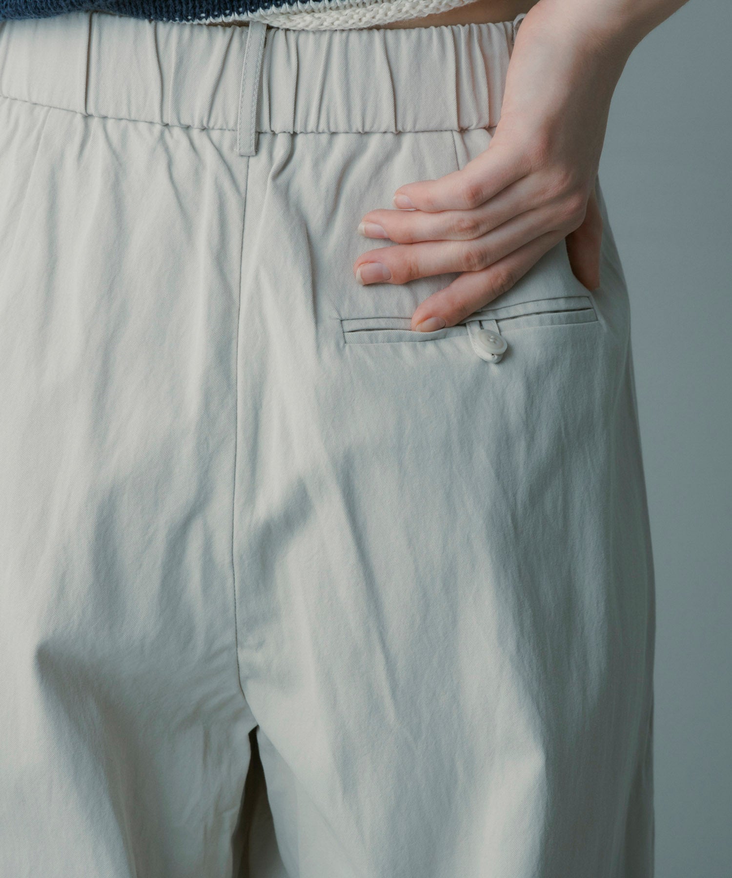 シルクブレンド イージーパンツ