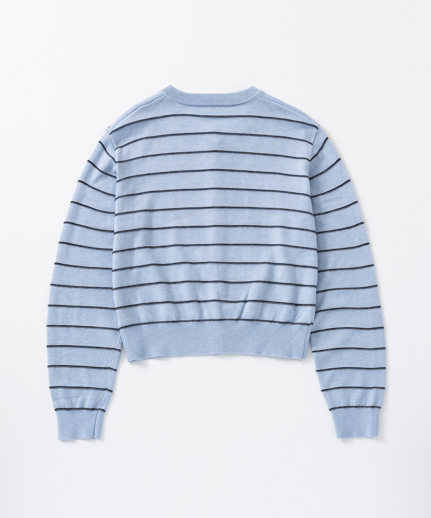 ボーダーニットカーディガン