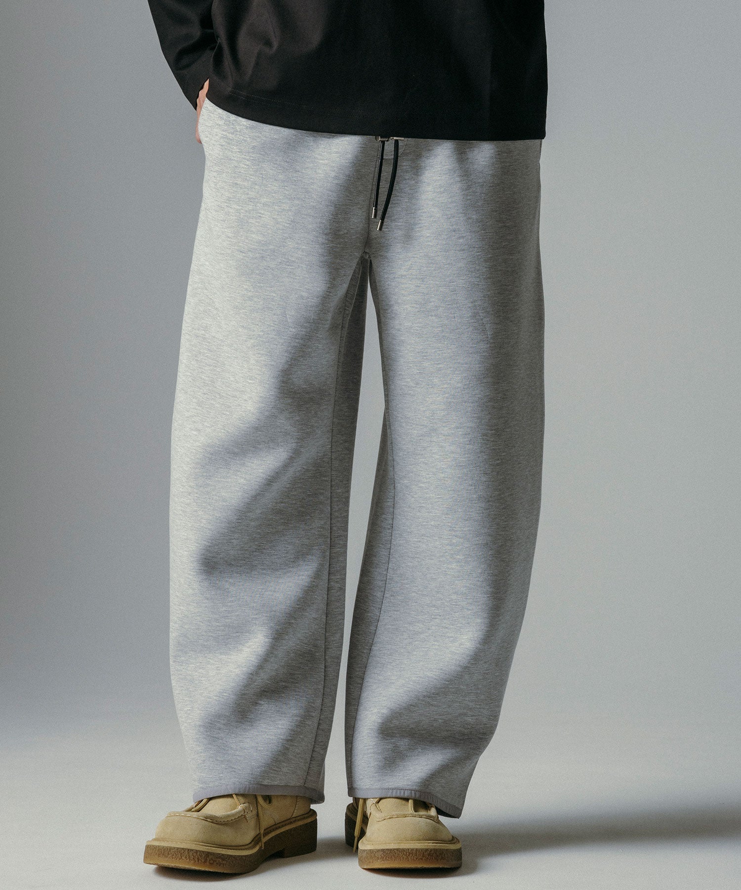 リラックス ワイドドロストパンツ