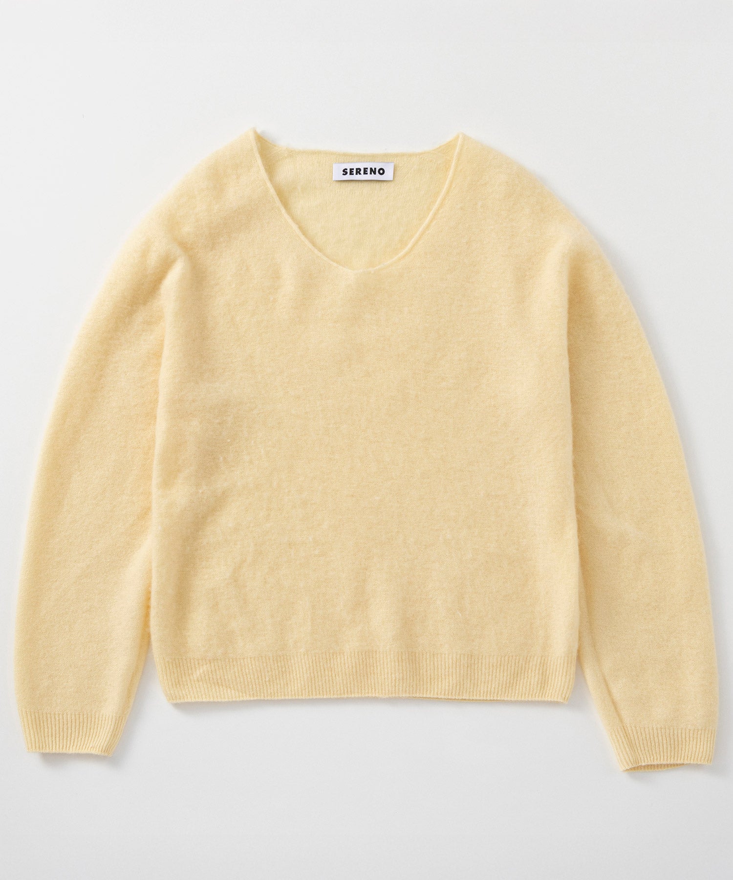 【12月上旬お届け予約商品】カシミヤブレンドVネックニット