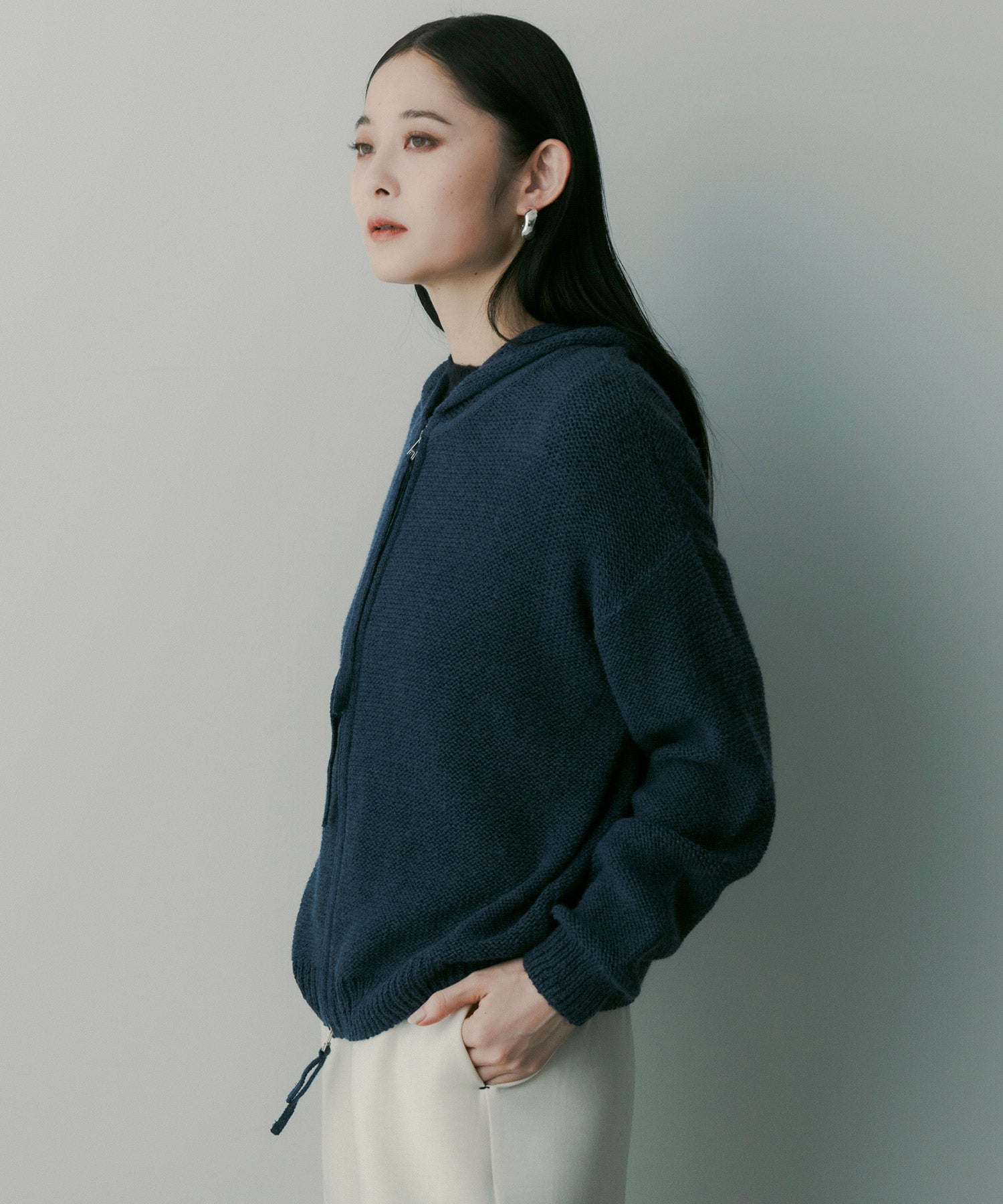 【12月上旬お届け予約商品】Wジップニットフーディー