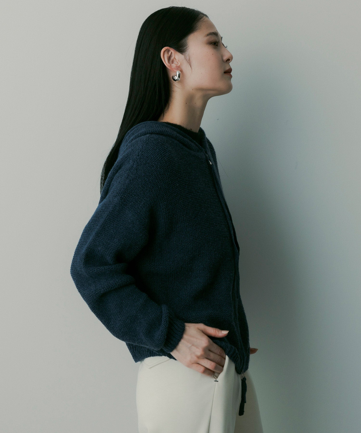 【12月上旬お届け予約商品】Wジップニットフーディー