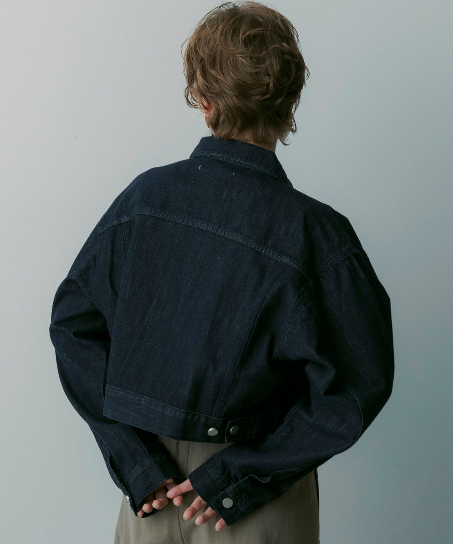 クロップドデニムジャケット