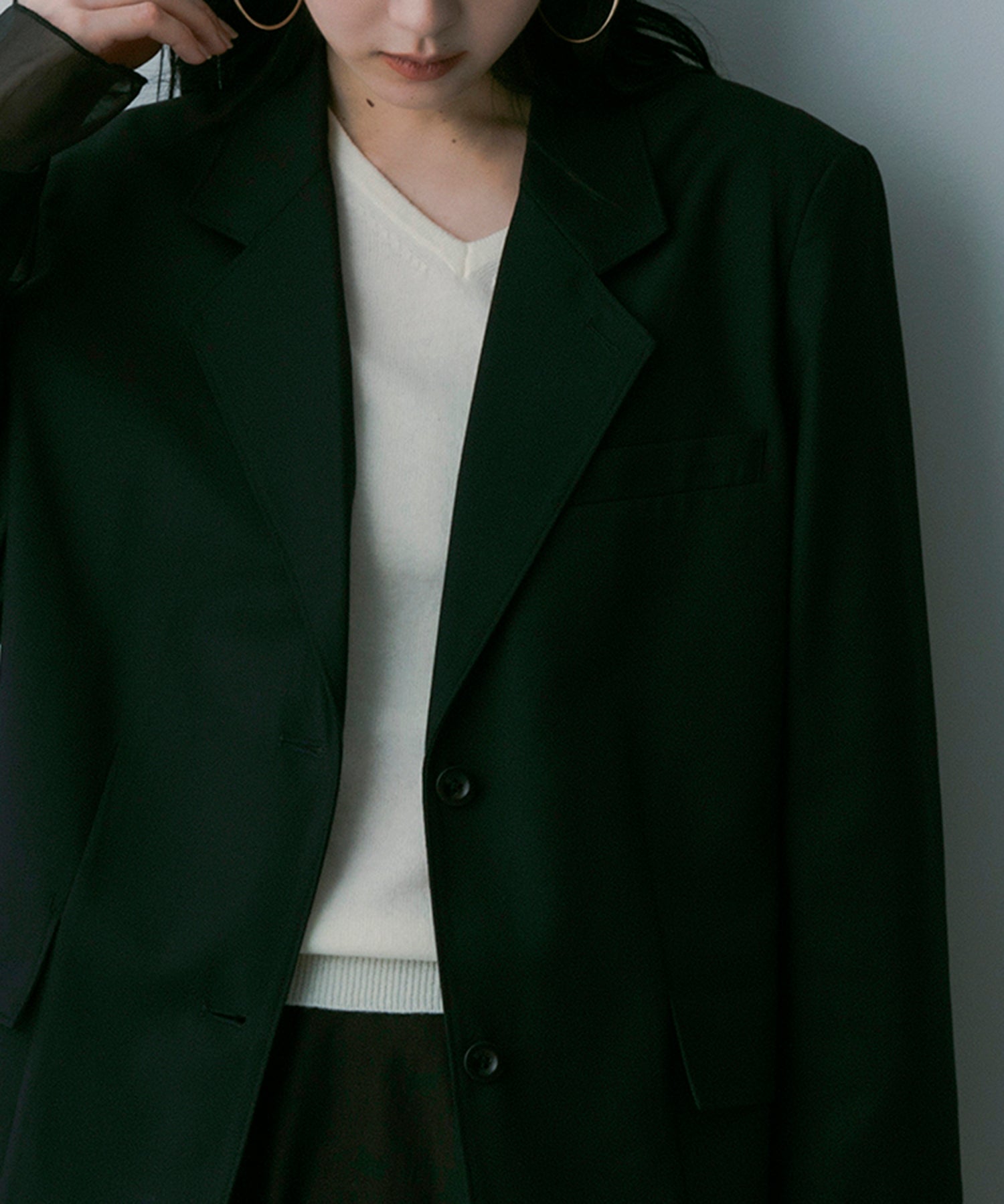 テーラードレイヤードジャケット