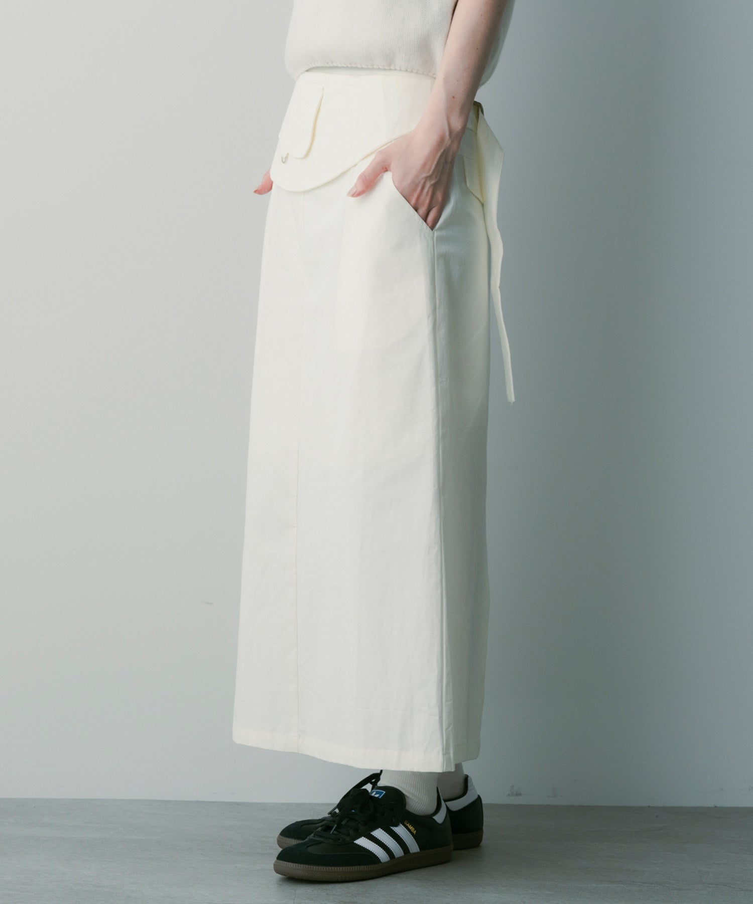 2WAYサッシュベルトスカート