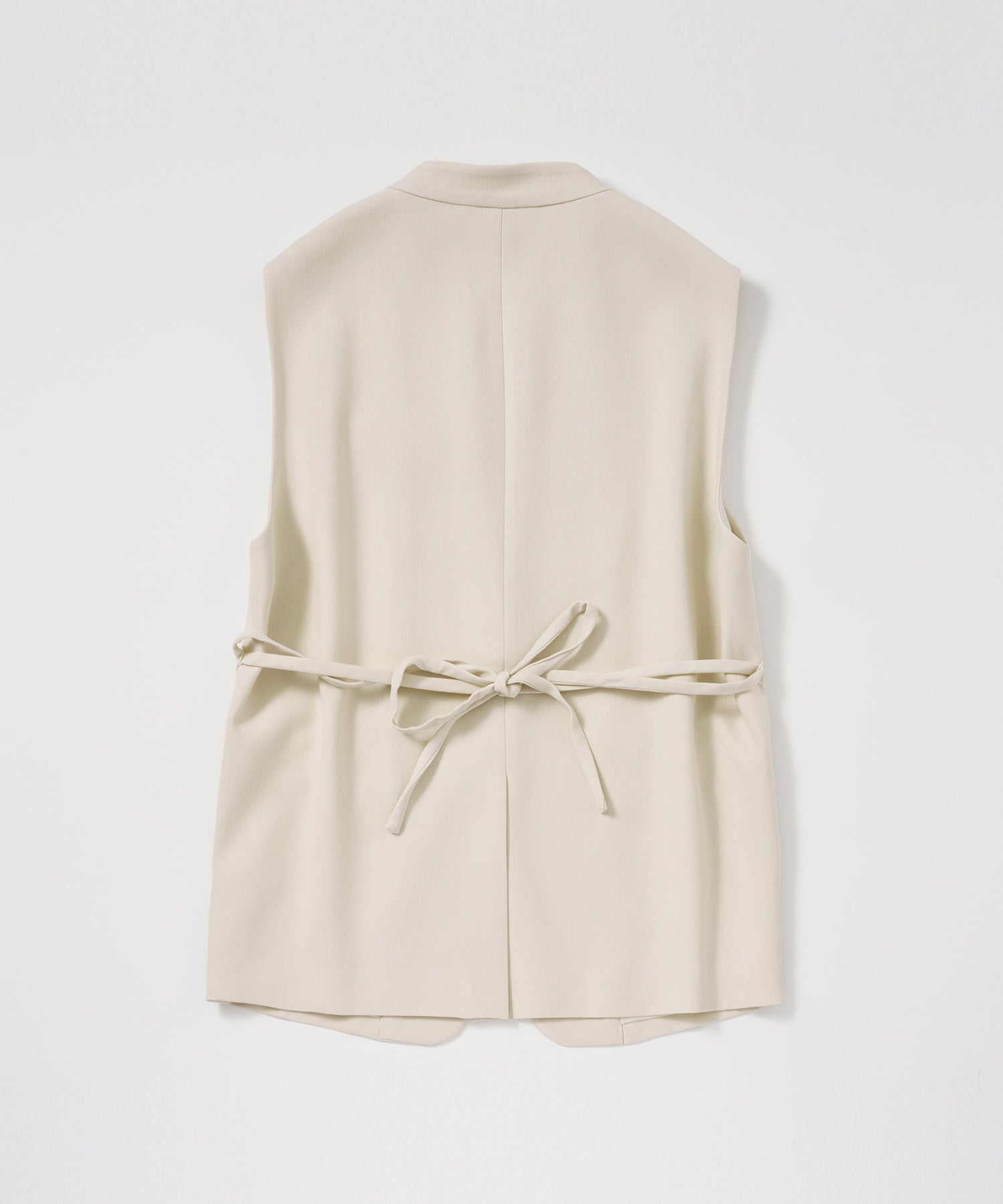 【3月中旬お届け予約商品】スタンドカラー ジレ