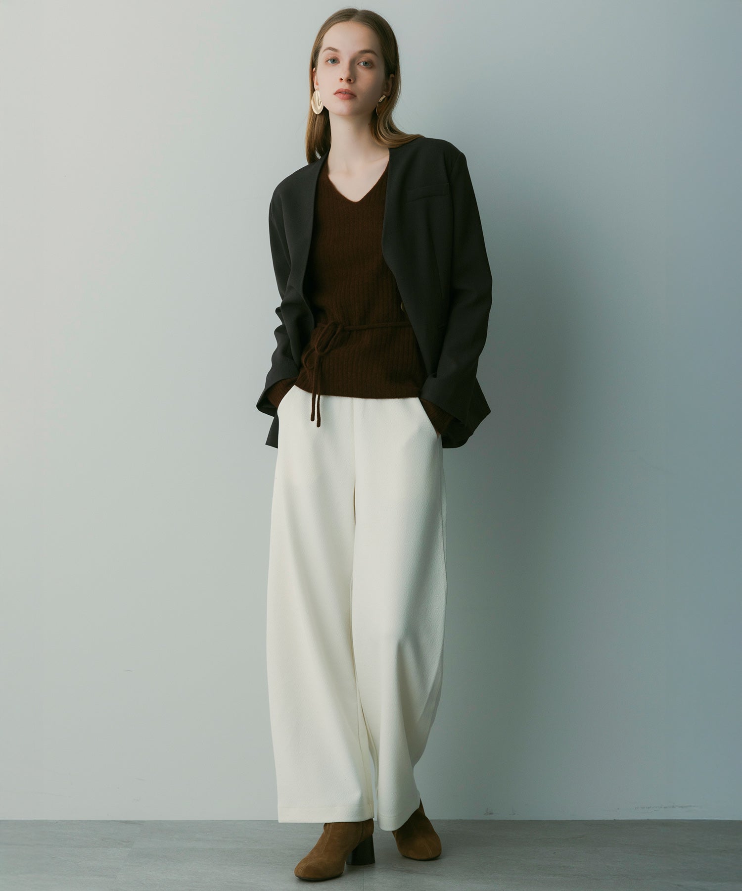 【12月上旬お届け予約商品】ワイドイージーコーデュロイパンツ