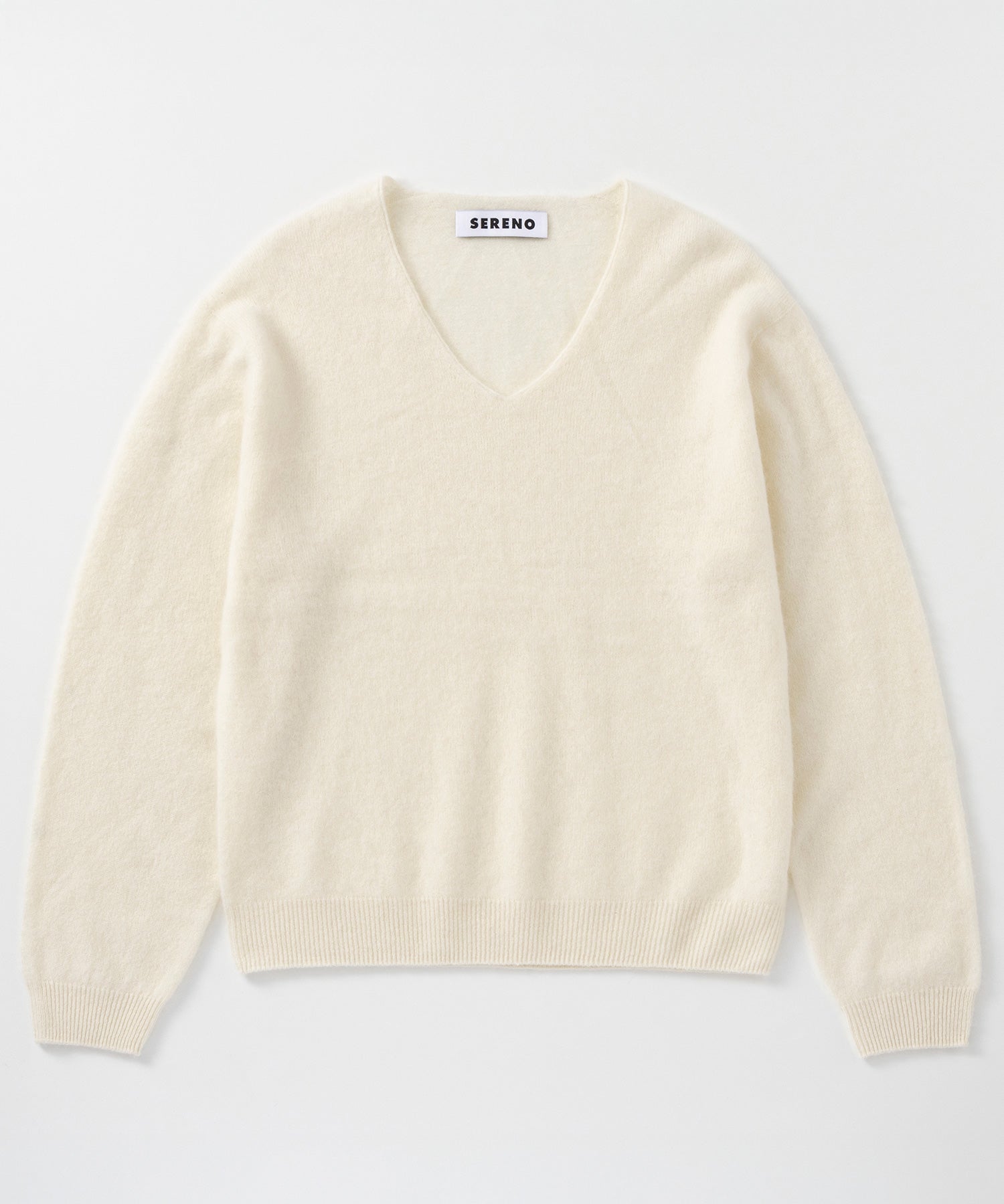 【12月上旬お届け予約商品】カシミヤブレンドVネックニット