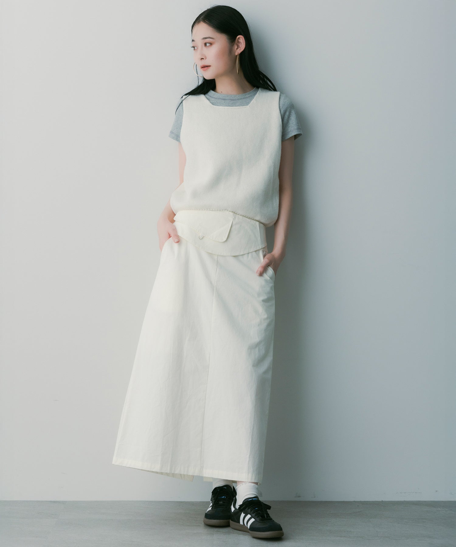 2WAYサッシュベルトスカート