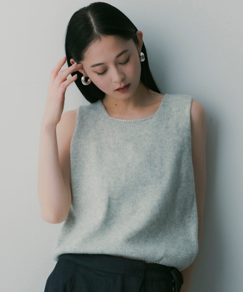 ウールニットベスト