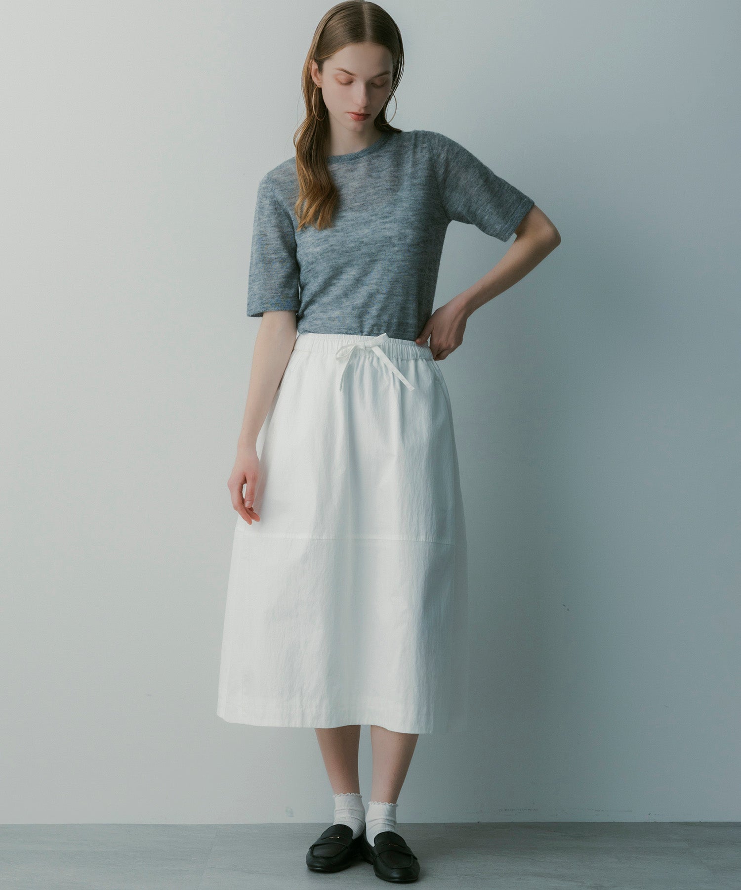 コットンフレアスカート
