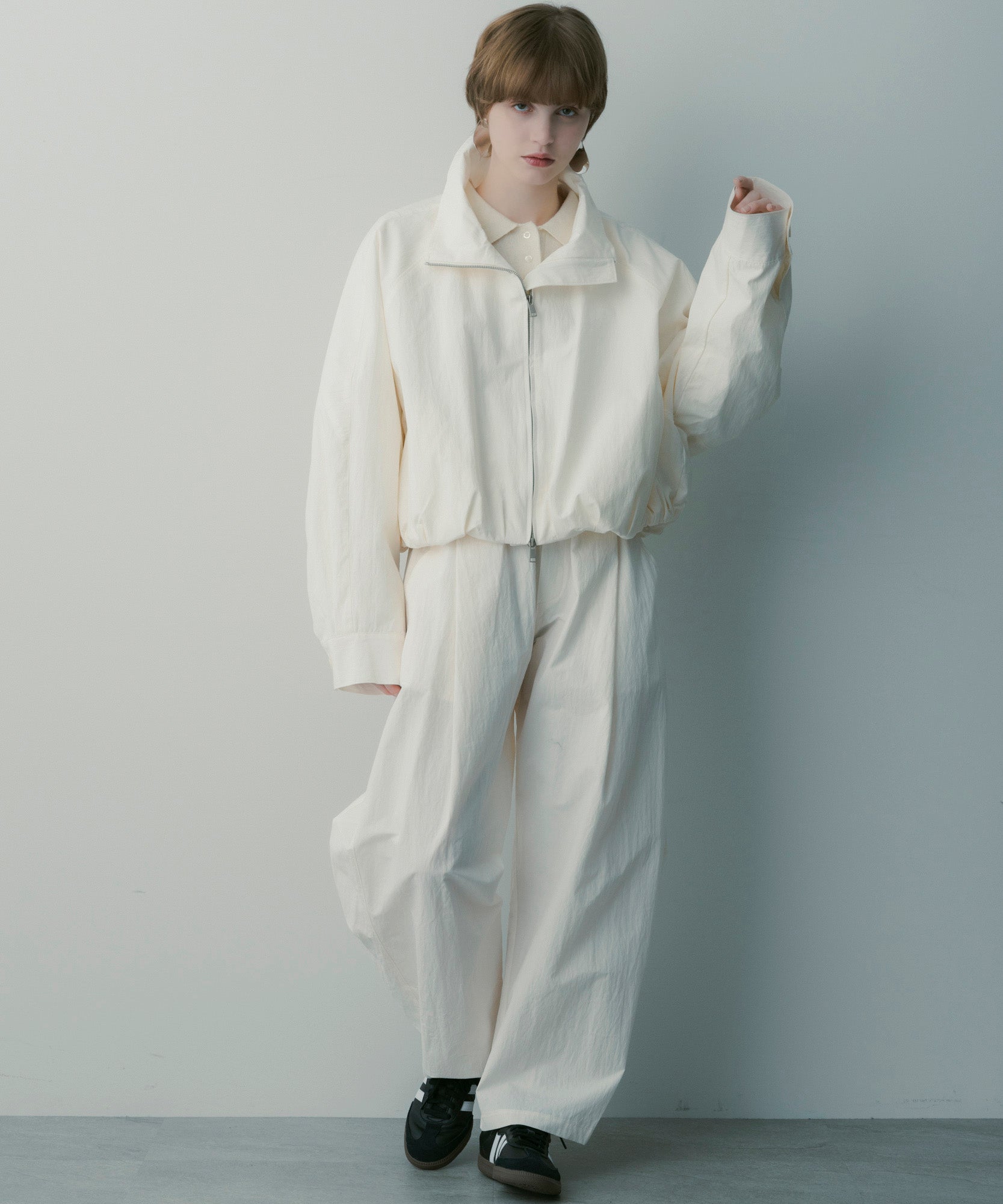 コットンナイロン バルーンジャケット