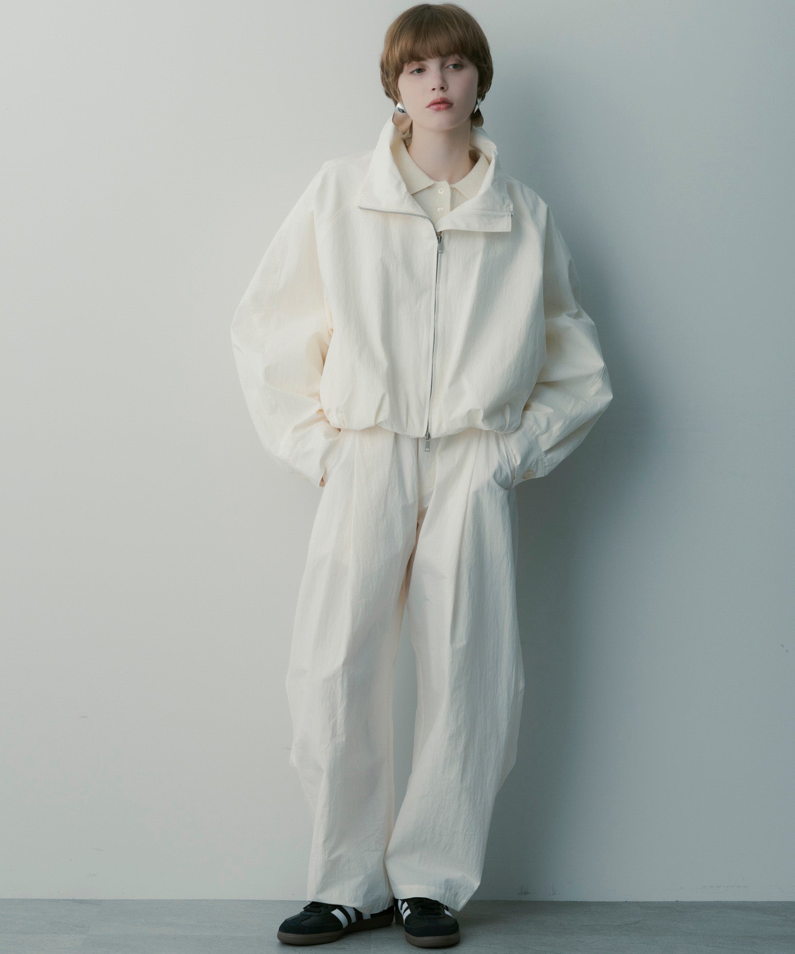 コットンナイロン バルーンジャケット