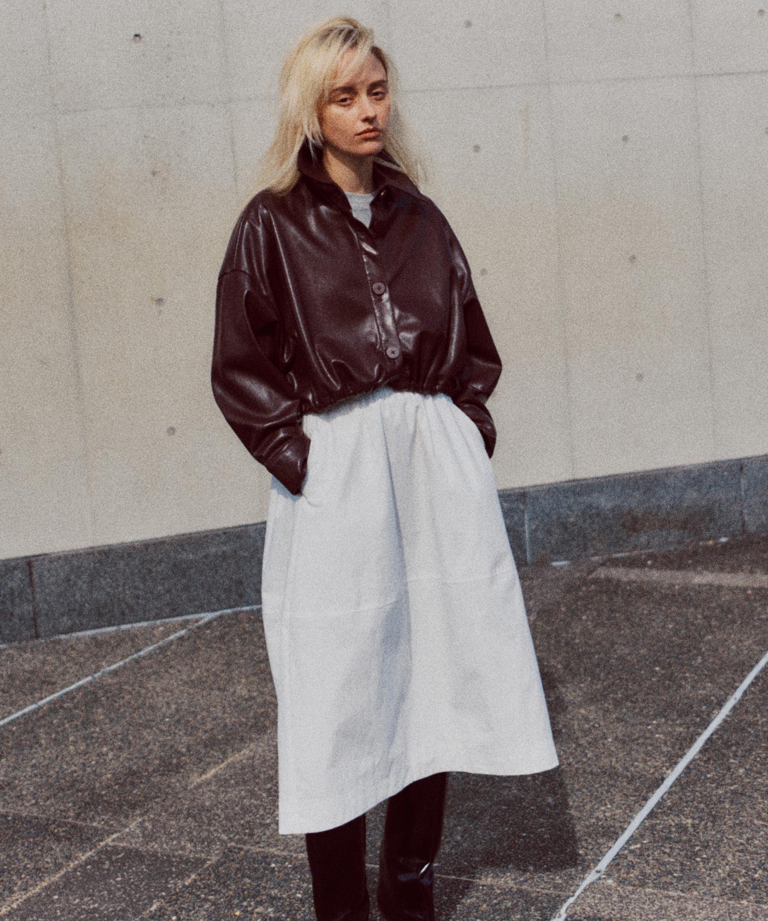 コットンフレアスカート