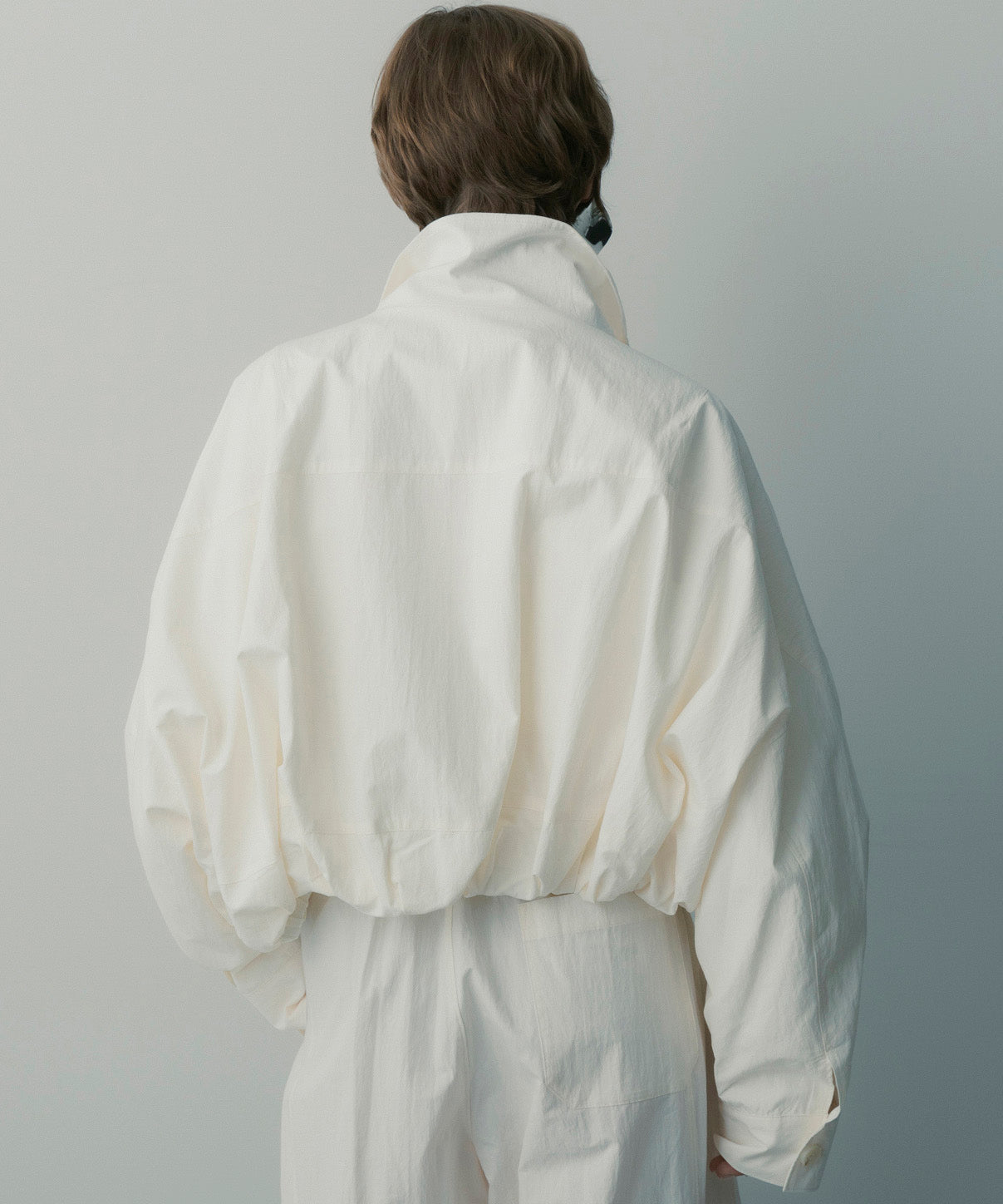 コットンナイロン バルーンジャケット