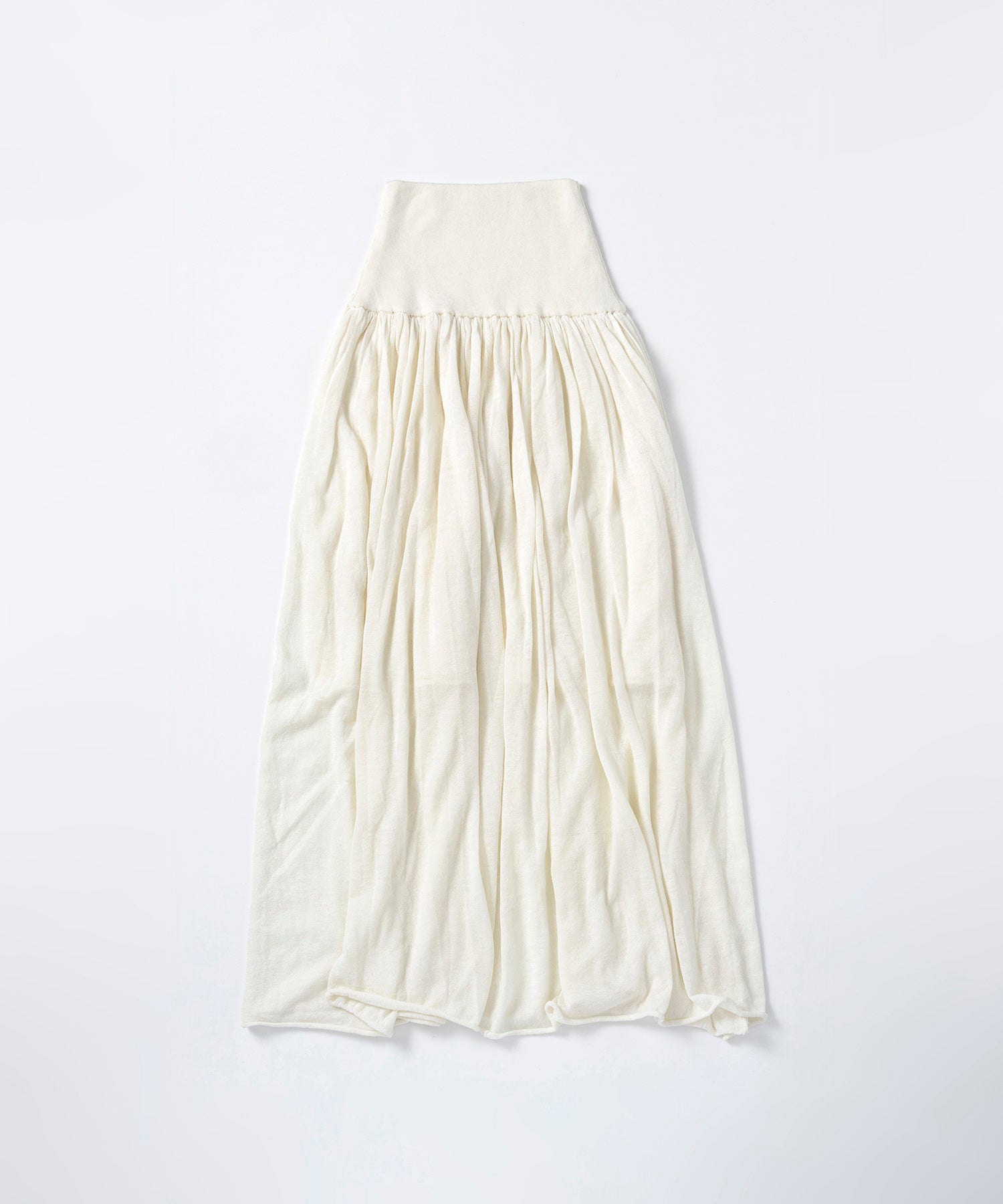 ウールブレンド ギャザースカート
