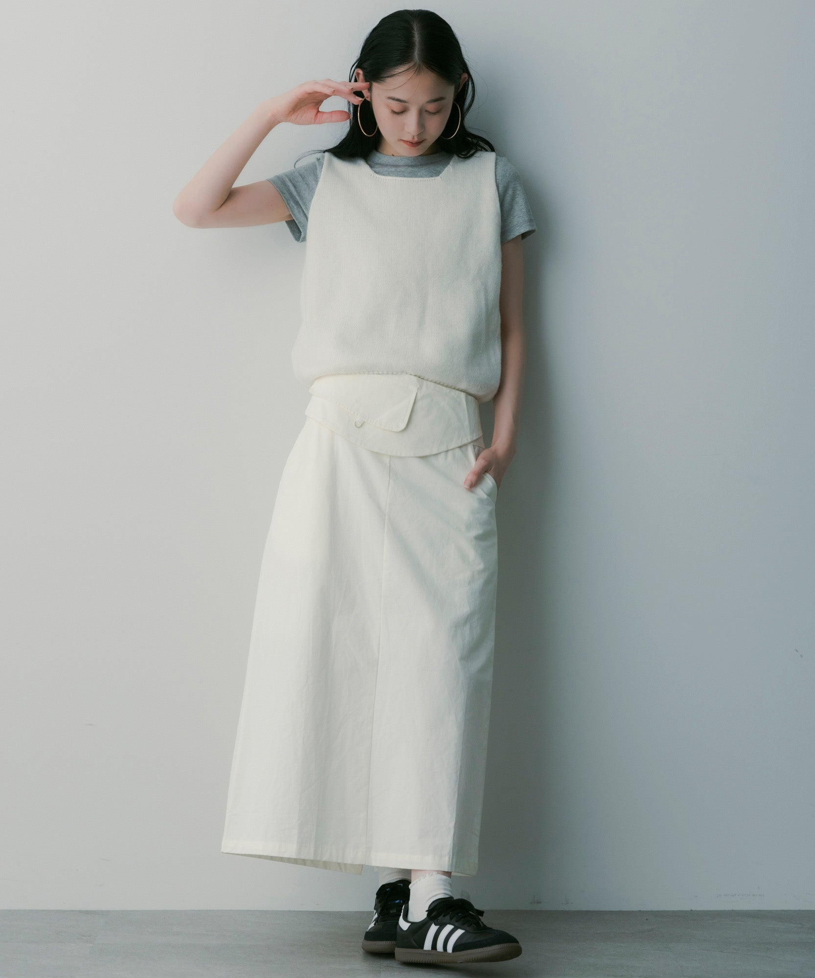 ウールニットベスト