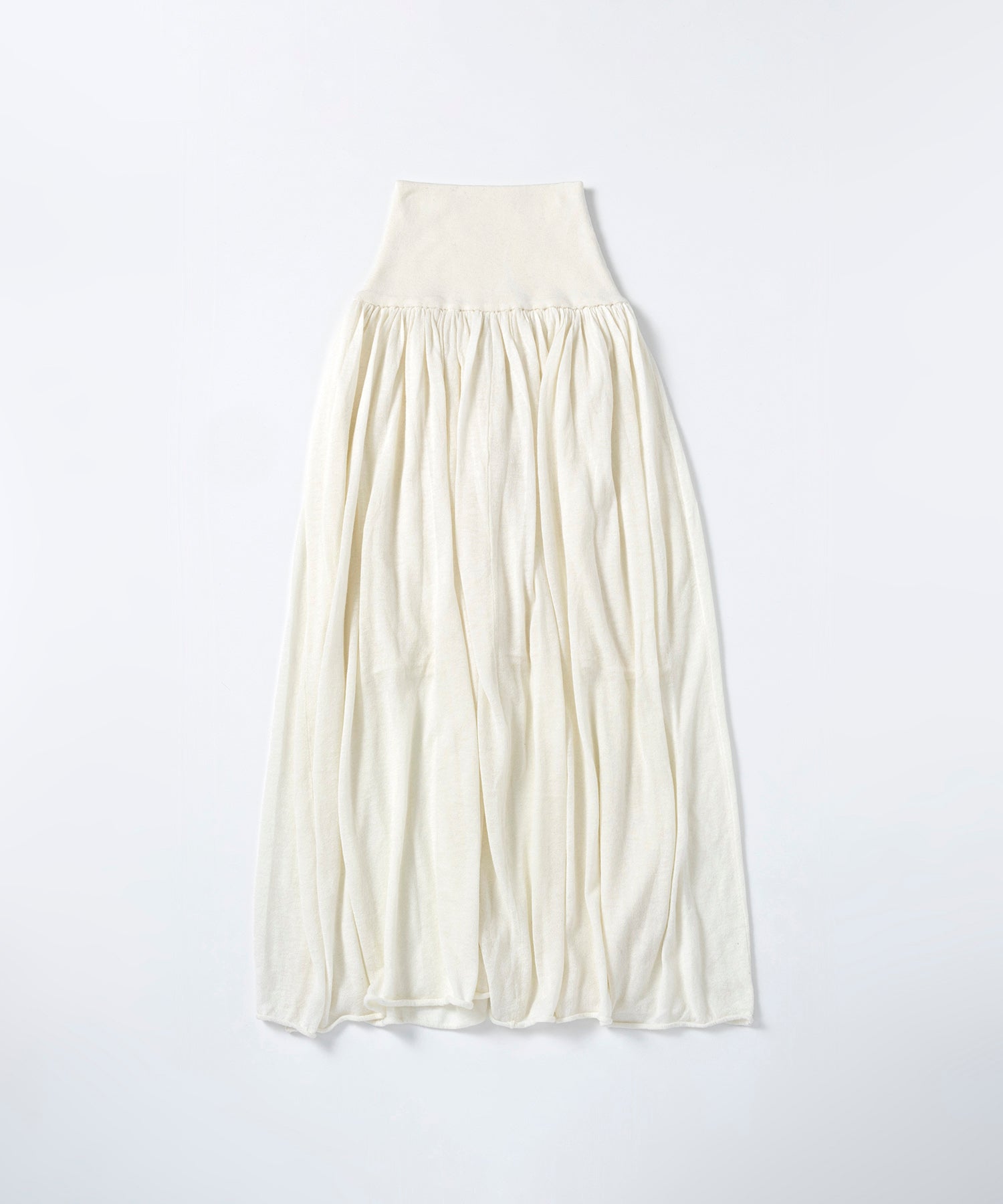 ウールブレンド ギャザースカート
