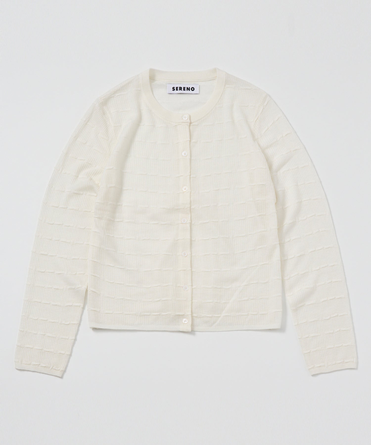 デザインニットカーディガン