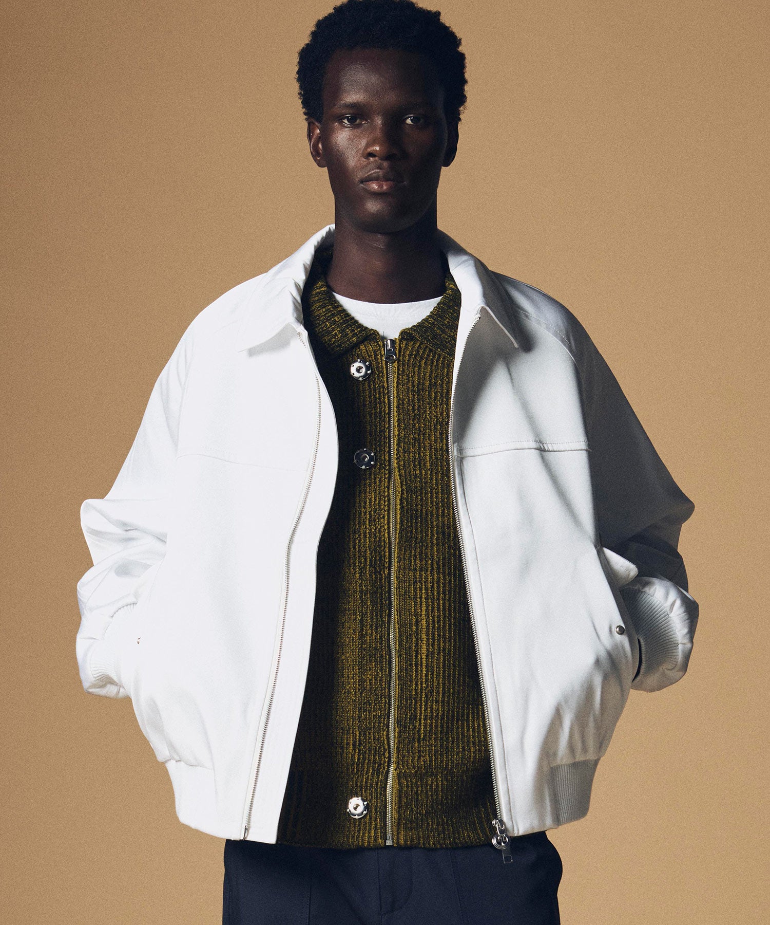 【12月上旬お届け予約商品】ラグラン ジップアップジャケット